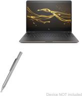 💥 enhance your hp spectre x360 experience with boxwave stylus pen - finetouch capacitive stylus for precise control - metallic silver logo