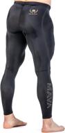 mava men's compression pants: cozy and supportive base layer tights for sports, running, and gym workouts logo