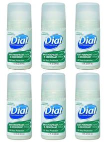 img 1 attached to Dial Crystal Breeze Anti-Perspirant Deodorant Roll-On - 1.5 oz - Case/6: Stay Fresh All Day!