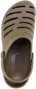 img 1 attached to Nautica Mens Clogs Slip Edge Black 11 Men's Shoes in Mules & Clogs