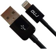 🔌 rnd apple certified lightning to usb 1.5ft cable: идеальное зарядное устройство для iphone (xs, xs max, xr, x, 8, 8 plus, 7, 7 plus, 6, 6 plus, 6s, 6s plus), ipad (pro, air, mini) и ipod (1.5 фута/.5 метра/черный) логотип