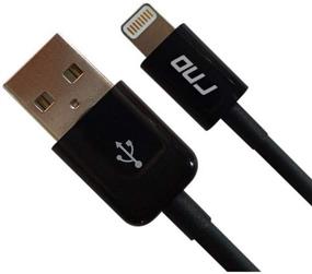 img 1 attached to 🔌 RND Apple Certified Lightning to USB 1.5FT Cable: Идеальное зарядное устройство для iPhone (Xs, XS Max, XR, X, 8, 8 Plus, 7, 7 Plus, 6, 6 Plus, 6S, 6S Plus), iPad (Pro, Air, Mini) и iPod (1.5 фута/.5 метра/Черный)