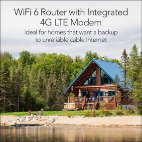 img 3 attached to 📶 NETGEAR Nighthawk 4-Stream AX4 WiFi 6 Router with 4G LTE Built-in Modem (LAX20) - Ultra-Fast AX1800 WiFi (Up to 1.8Gbps), Expansive Coverage for 1,500 sq. ft. and Reliable Connection to 20 Devices