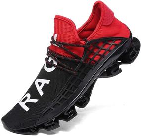 img 1 attached to XIDISO Fashionable Athletic Running Sneakers for Men's Shoes