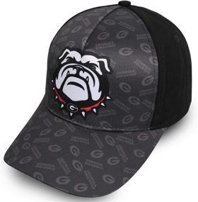 img 4 attached to 🧢 Classic Trucker Hat Adjustable Snapback - Men/Women's Black Bulldogs Baseball Cap