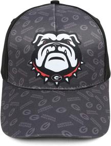 img 3 attached to 🧢 Classic Trucker Hat Adjustable Snapback - Men/Women's Black Bulldogs Baseball Cap