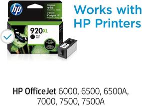 img 3 attached to 🖨️ Черная картридж к HP 920XL для принтеров HP OfficeJet 6000, 6500, 7000, 7500 - CD975AN