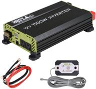 ⚡ efficient hqst 1100w power inverter: converting 12v dc to 120v ac with dual ac outlets, usb port - ideal for car rv, truck, yacht, and off grid solar power system logo