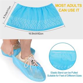 img 2 attached to 👞 Waterproof Non-Slip Disposable Shoe Covers