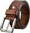 berreri casual leather belts bb 36 logo