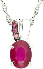 img 2 attached to RB Gems Sterling Necklace Rhodium Plated