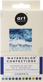 img 1 attached to 🎨 Vibrant Prima Marketing Prima Confections Watercolor Pans 12/Pkg-Currents: Enhance your Artistic Palette!