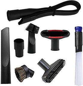 img 4 attached to 🧹 1.25 inch Flexible Crevice Tool Vacuum Dusty Brush Attachments for 32mm and 35mm Standard Hose by Wonlives