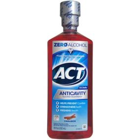 img 2 attached to 🌿 ACT Anticavity Fluoride Rinse Cinnamon 18oz (4-Pack): Optimal Oral Care in a Convenient Bundle