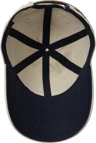 img 1 attached to Stylish Tommy Hilfiger Men's Logo Dad Baseball Cap: Perfect Accessory for a Trendy Look