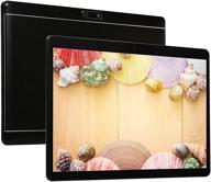 📱 10-inch android tablet pc: high-resolution display, octa-core processor, 4gb ram, 64gb rom, bluetooth, wi-fi, gps, 5mp camera, metal body logo