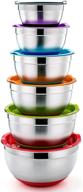 p&p chef mixing bowls with convenient lids: the perfect kitchen companion! logo