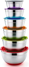 img 4 attached to P&P CHEF Mixing Bowls With Convenient Lids: The Perfect Kitchen Companion!