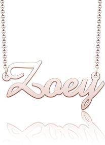 img 2 attached to 👧 Korliya Personalized Copper Necklace: Exquisite Jewelry for Girls