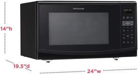 img 2 attached to 🍽️ Frigidaire 2.2 Cubic Feet Black Countertop Microwave