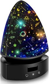 img 4 attached to 🌟 Moredig Night Light for Kids: 360 Degree Star Light Projector with USB Cable - Black, Perfect for Bedroom