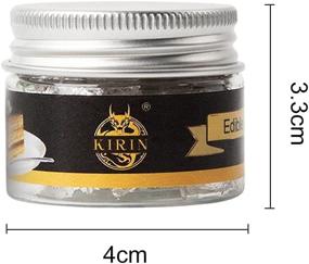 img 2 attached to 🍰 Decorative 24K Kirin Silver Flakes for Cakes - Edible Genuine Silver Leaf Flakes, 2 Jars with 25mg/jar