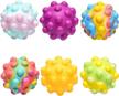 bubble sensory silicone bouncing multicolor logo