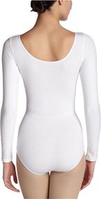 img 2 attached to 👗 Capezio Women's Long Sleeve Leotard: Sleek & Stylish Dancewear Essential