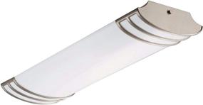 img 4 attached to 💡 Lithonia Lighting 840 FMLFUTL 24-Inch BN - Sleek 2-Foot Linear Design for Kitchen, Office, Closet - 4000K Brushed Nickel Illumination