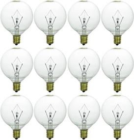 img 3 attached to Sunlite 60-Watt G16 5 Clear Bulb 12-Pack Incandescent