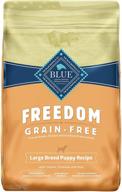 blue buffalo freedom grain-free natural puppy large breed dry dog food 24lb - nutritious chicken formula for healthy growth logo