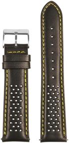 img 4 attached to 🕰️ Stylish Perforated Racing Leather Women's Watches by StrapsCo