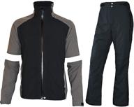 🧥 waterproof full zip men's clothing: fit space jacket logo