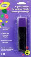 🧲 loran cn-1 magnetic needle case: practical and sleek storage solution, black logo