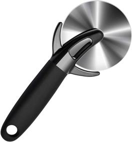 img 4 attached to 🍕 Hairidul Pizza Cutter Wheel, High-Quality Stainless Steel Pizza Wheel, Ultra-Sharp Pizza Slicer with Non-Slip Handle and Protective Cover, Food-Grade Kitchen Tool - Dishwasher Safe - 3.5-inch