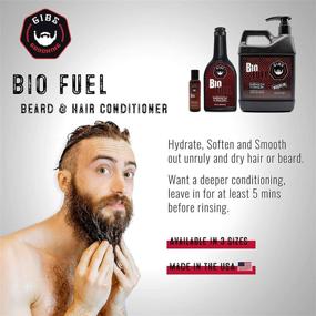 img 2 attached to 🧔 GIBS Grooming Biofuel Beard & Hair Fuel, 12 Fl Oz - Enhanced for Conditioning