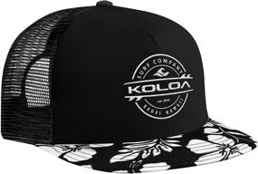 img 1 attached to 🧢 Joe's USA Koloa Surf Trucker Hats: Unleash your style with Thruster Surfboard Logo in 15 Vibrant Colors!