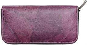 img 2 attached to Handmade Leaf Leather Womens Wallet Women's Handbags & Wallets for Wallets