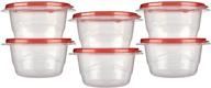 🍱 rubbermaid takealongs small bowl food storage containers, 3.2 cup, 2-pack (set of 3) - total 6 containers логотип