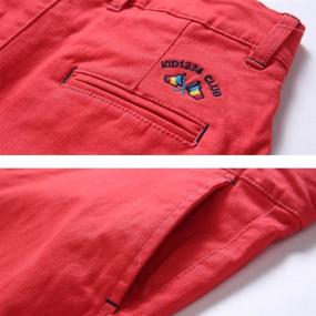 img 3 attached to 👔 Premium Boys' School Uniform Shorts by BASADINA - Stylish & Comfortable Boys' Clothing