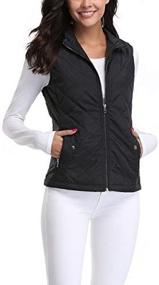 img 1 attached to Lightweight Quilted Outerwear for 👚 Women by MISS MOLY: Best Clothing Option