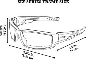 img 1 attached to 🛵 Smoke Foam Padded Motorcycle Sunglasses with Shatterproof Polycarbonate Lens by GV