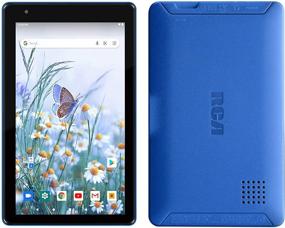 img 2 attached to 📱 RCA Voyager Pro+ 7 Inches Tablet with Keyboard Case - 2GB RAM, 16GB Storage, Android 10 (Go Edition), Blue