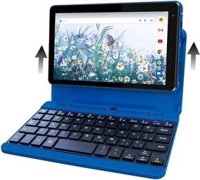 img 4 attached to 📱 RCA Voyager Pro+ 7 Inches Tablet with Keyboard Case - 2GB RAM, 16GB Storage, Android 10 (Go Edition), Blue