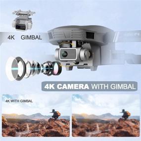 img 3 attached to 🚁 4DRC F4 GPS Drone with 4K HD Camera for Adults – 2-Axis Gimbal Anti-shake Camera | FPV Live Video | Brushless Motor RC Quadcopter | Auto Return | Follow Me | Waypoint Fly | Headless Mode | Carrying Case