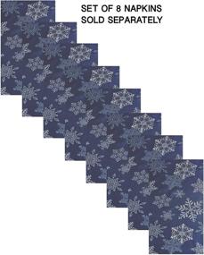 img 2 attached to Snowflake Christmas Tablecloth for Newbridge: Snowflakes Food Service Equipment & Supplies