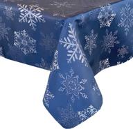 snowflake christmas tablecloth for newbridge: snowflakes food service equipment & supplies logo