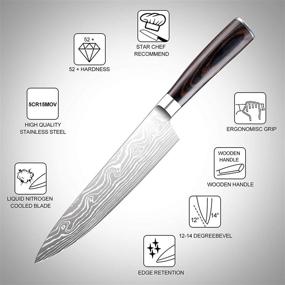 img 2 attached to Chefs Knife Stainless Ergonomic Restaurant