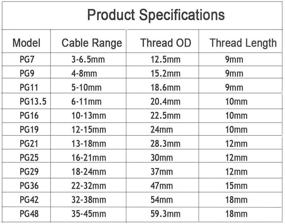 img 1 attached to YXQ Waterproof Adjustable Connector 13 18Mm