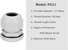 img 3 attached to YXQ Waterproof Adjustable Connector 13 18Mm